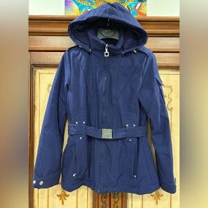 ZeroXposur Dark Purple Blue Hooded Winter Jacket